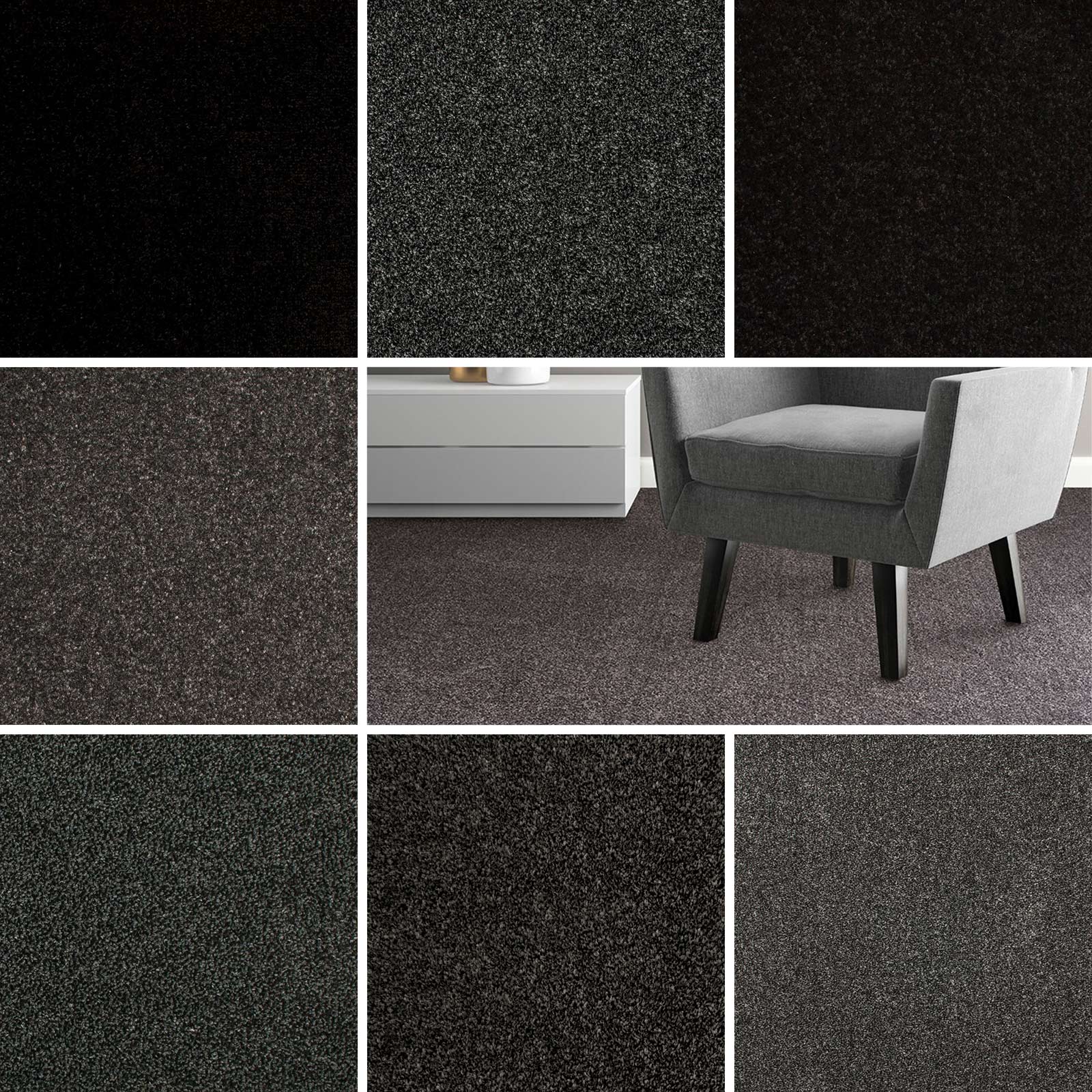 Black Actionbacked Carpets
